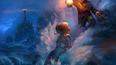 Paintings ocean lanterns lighthouses