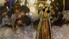 Paintings Parrots traditional art