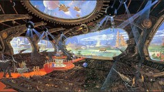 Paintings science fiction artwork futuristic