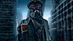 Paintings science fiction cheers gas masks digital art 