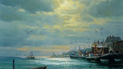 Paintings ships artwork vehicles