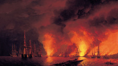 Paintings ships artwork vehicles