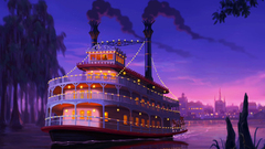 Paintings ships Mark Twain