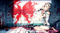 Paintings short hair