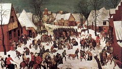 Paintings snow artwork Villages