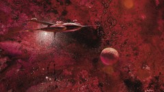 Paintings spaceships artwork