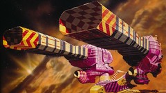 Paintings spaceships science fiction outer space artwork 