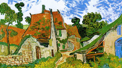 Paintings streets Vincent van