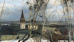 Paintings town artwork Art