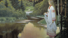 Paintings Trees artwork rivers