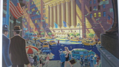 Paintings Wall Street American