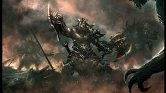 Paintings Warriors Swords drawings mighty battles digital art 