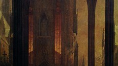 Paintings winter cathedrals