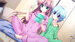Pajamas anime girls game cg Yuu