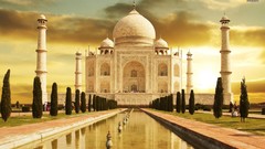 Palace Persian Taj Mahal roads