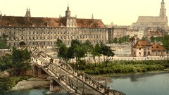 Palace Poland old photo architecture buildings old buildings 