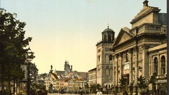 Palace Warsaw Poland old photo architecture buildings old 