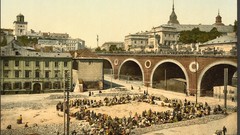 Palace Warsaw Poland old photo architecture buildings old 