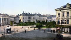 Palace Warsaw Poland old photo architecture buildings Polish 