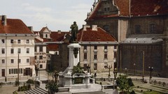 Palace Warsaw Poland old photo architecture buildings Polish 