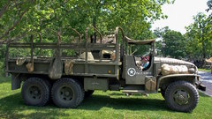 Pale horse military truck