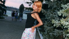 Pale skirts redheads Met-Art magazine Violla A