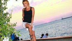 Pale skirts redheads Met-Art magazine Violla A