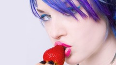 Pale strawberries brunettes models Stoya