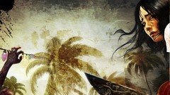 Palm trees asians zombies dead island Christmas Lights