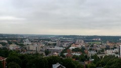 Panorama cities skies