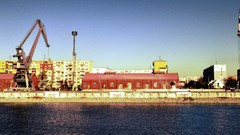 Panorama Cranes slovakia Komarno