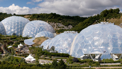 Panorama project high domes Eden geodesic Resolution
