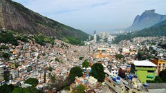 Panorama slum Rio de Janeiro Rocinha