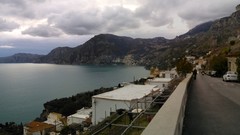 Panorama street Italy amalfi