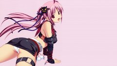 Panties ass pink hair