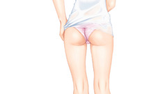 Panties ass Simple Background