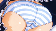 Panties ass upskirt striped