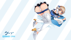 Panties blue eyes anime