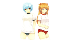 Panties blue eyes ayanami