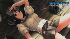 Panties blue eyes school