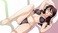 Panties bra glasses Gundam