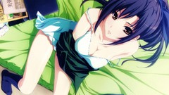 Panties cleavage anime girls