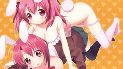 Panties cleavage sakura pink