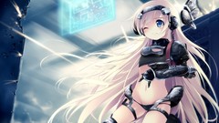 Panties cyborgs anime girls