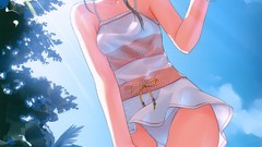 Panties dress blue eyes