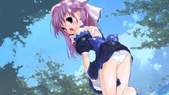 Panties dress purple hair