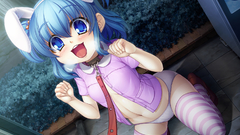 Panties ecchi blue eyes