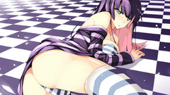 Panties green eyes purple