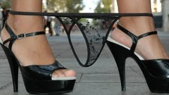 Panties high heels