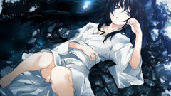 Panties lying down anime